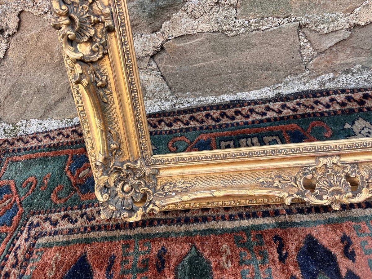 Louis XV Style Gilded Wood Frame -photo-4