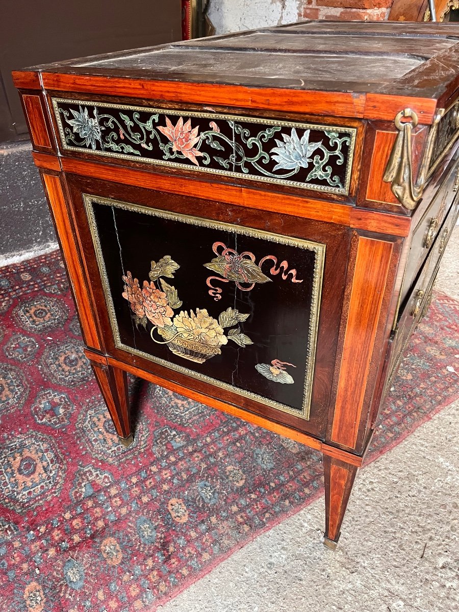 Louis XVI Chest Of Drawers In Coromandel Lacquer -photo-6