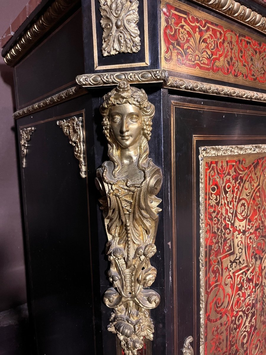 Boulle Napoleon III Sideboard -photo-2