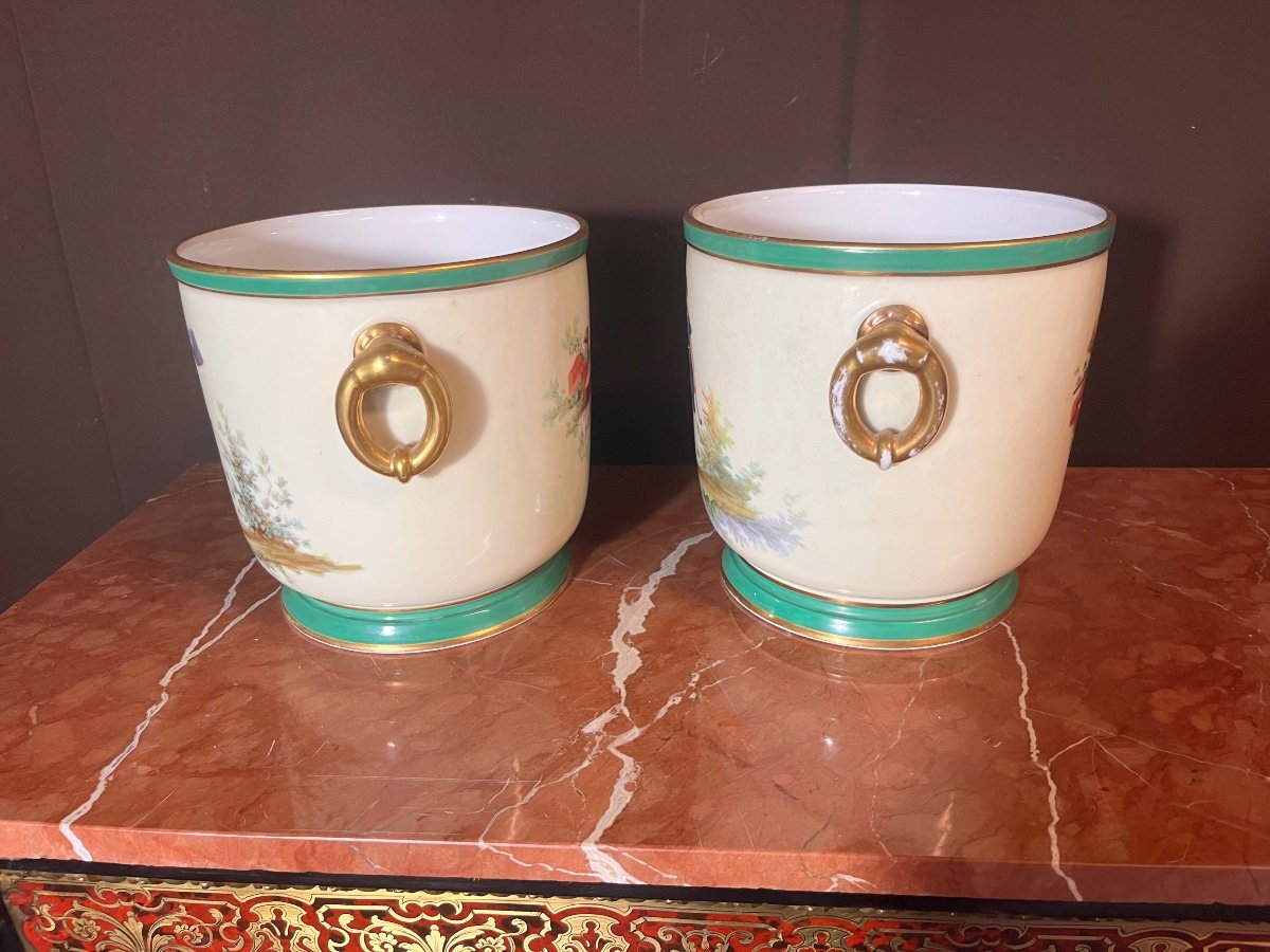 Pair Of Napoleon III Planter Pots -photo-2