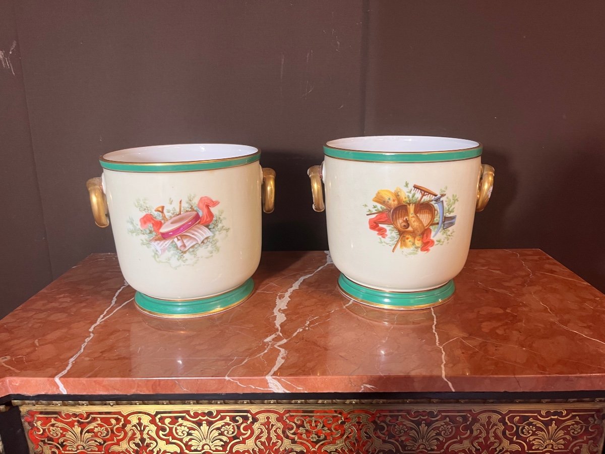 Pair Of Napoleon III Planter Pots -photo-3