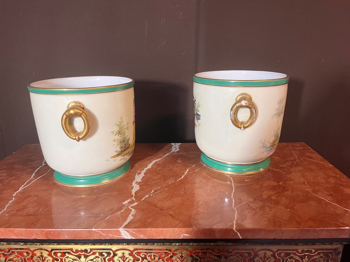 Pair Of Napoleon III Planter Pots -photo-4