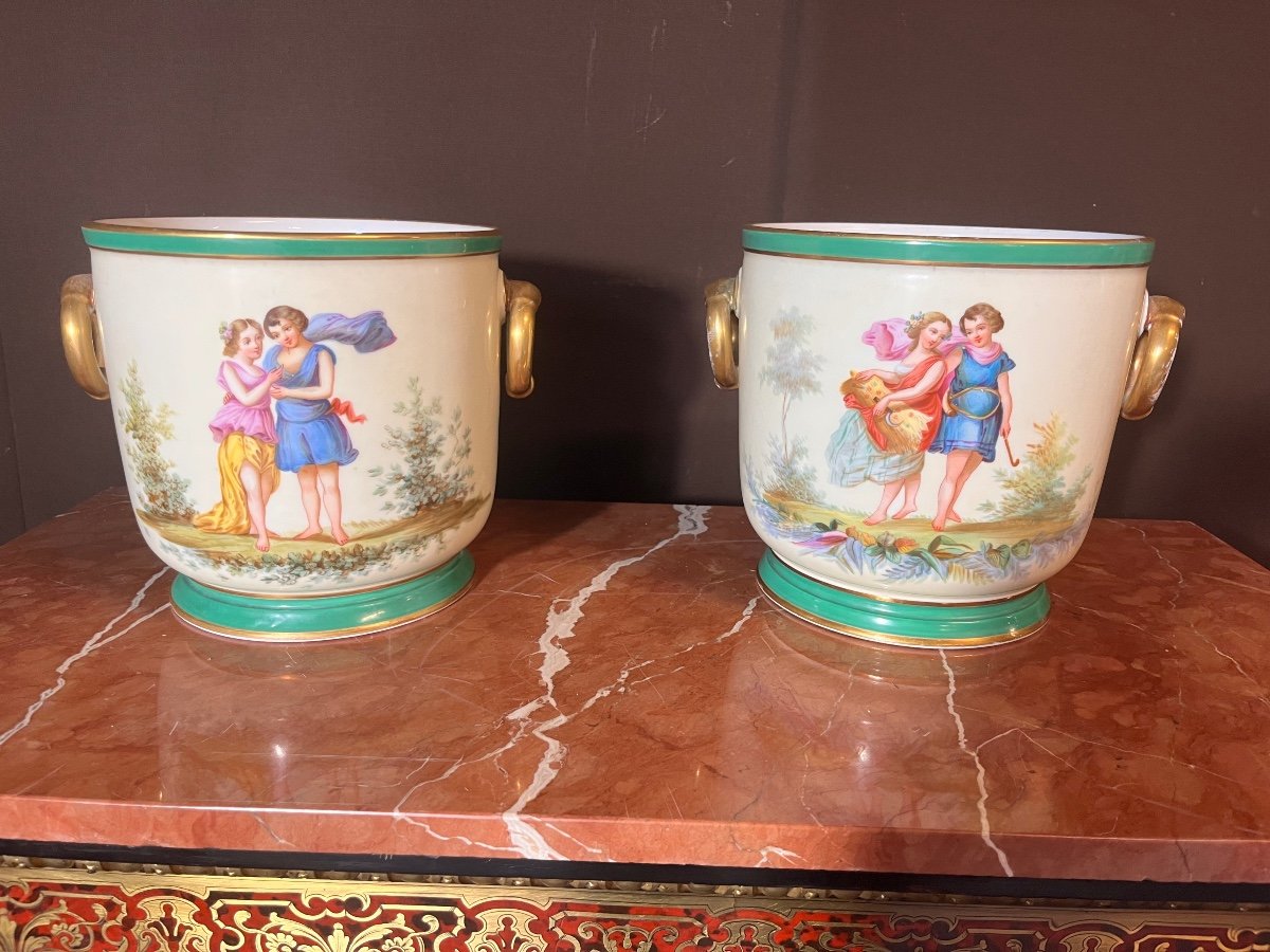 Pair Of Napoleon III Planter Pots 