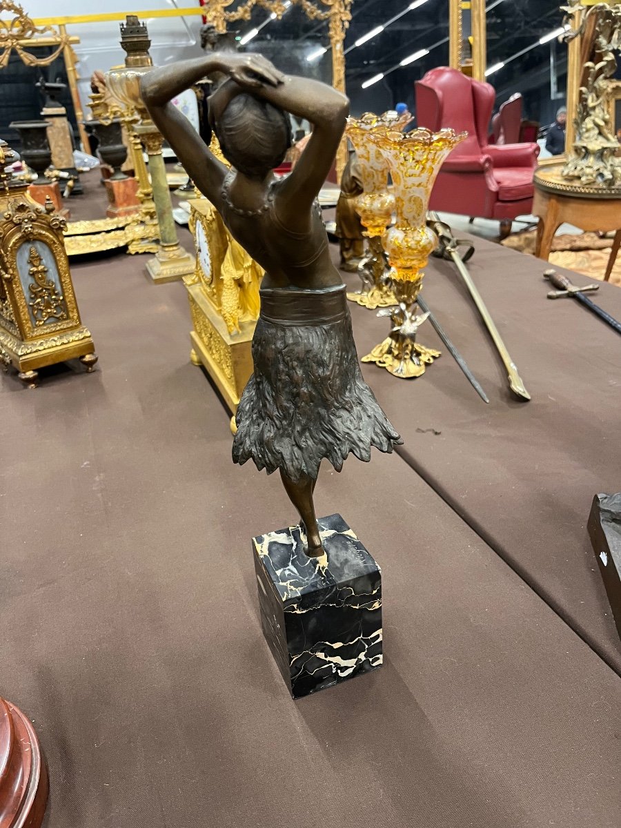 Danseuse Orientale En Bronze De Henry  Fugere-photo-2