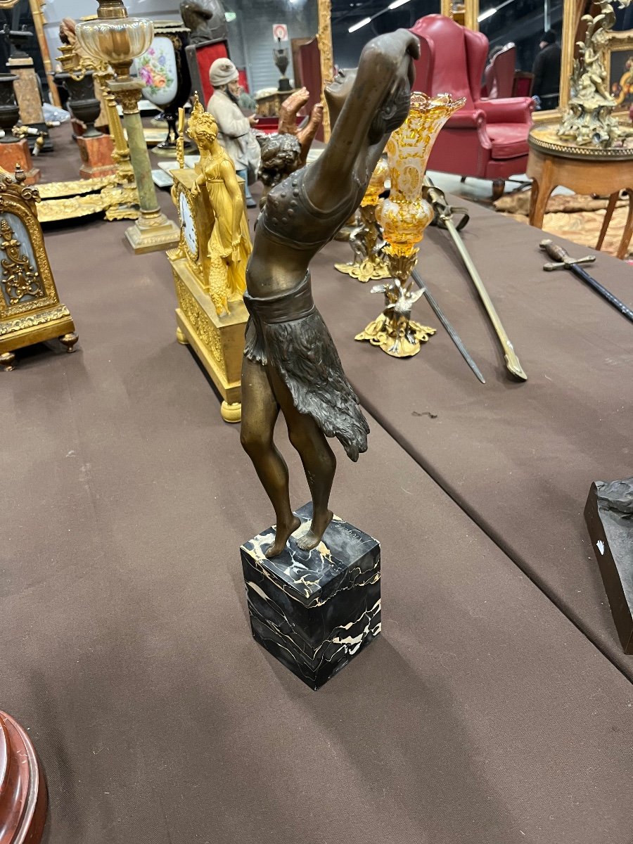 Danseuse Orientale En Bronze De Henry  Fugere-photo-3