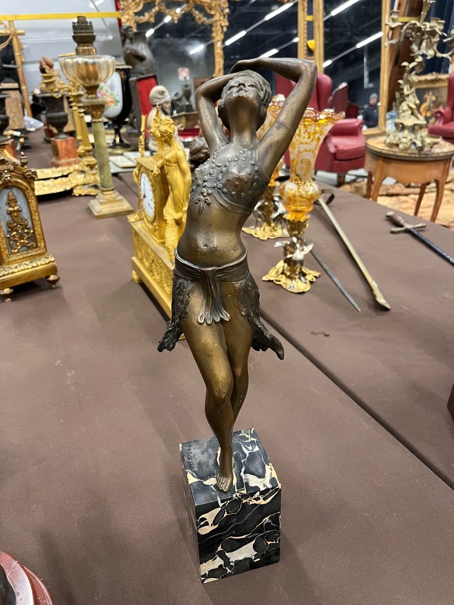 Danseuse Orientale En Bronze De Henry  Fugere