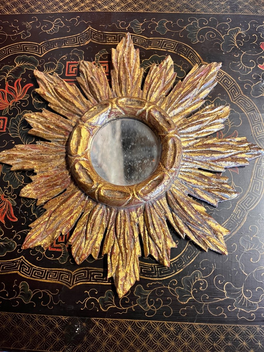 Miniature Sun Mirror. Diameter 27cm