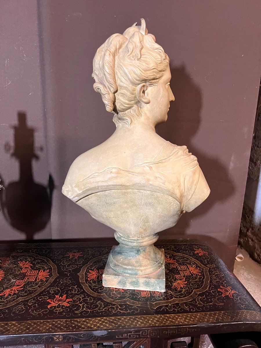 Diana The Huntress Terracotta Bust -photo-4