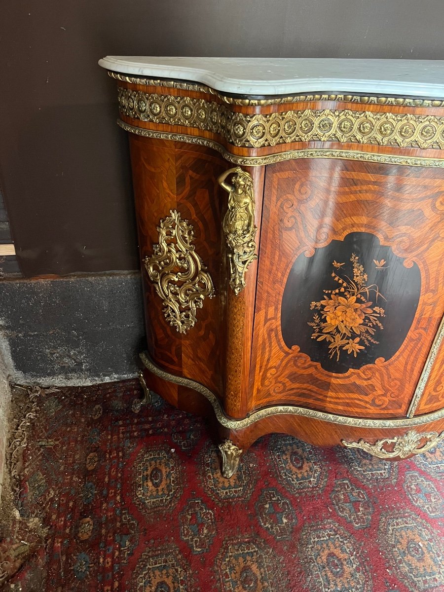 Napoleon III Period Marquetry Furniture -photo-3