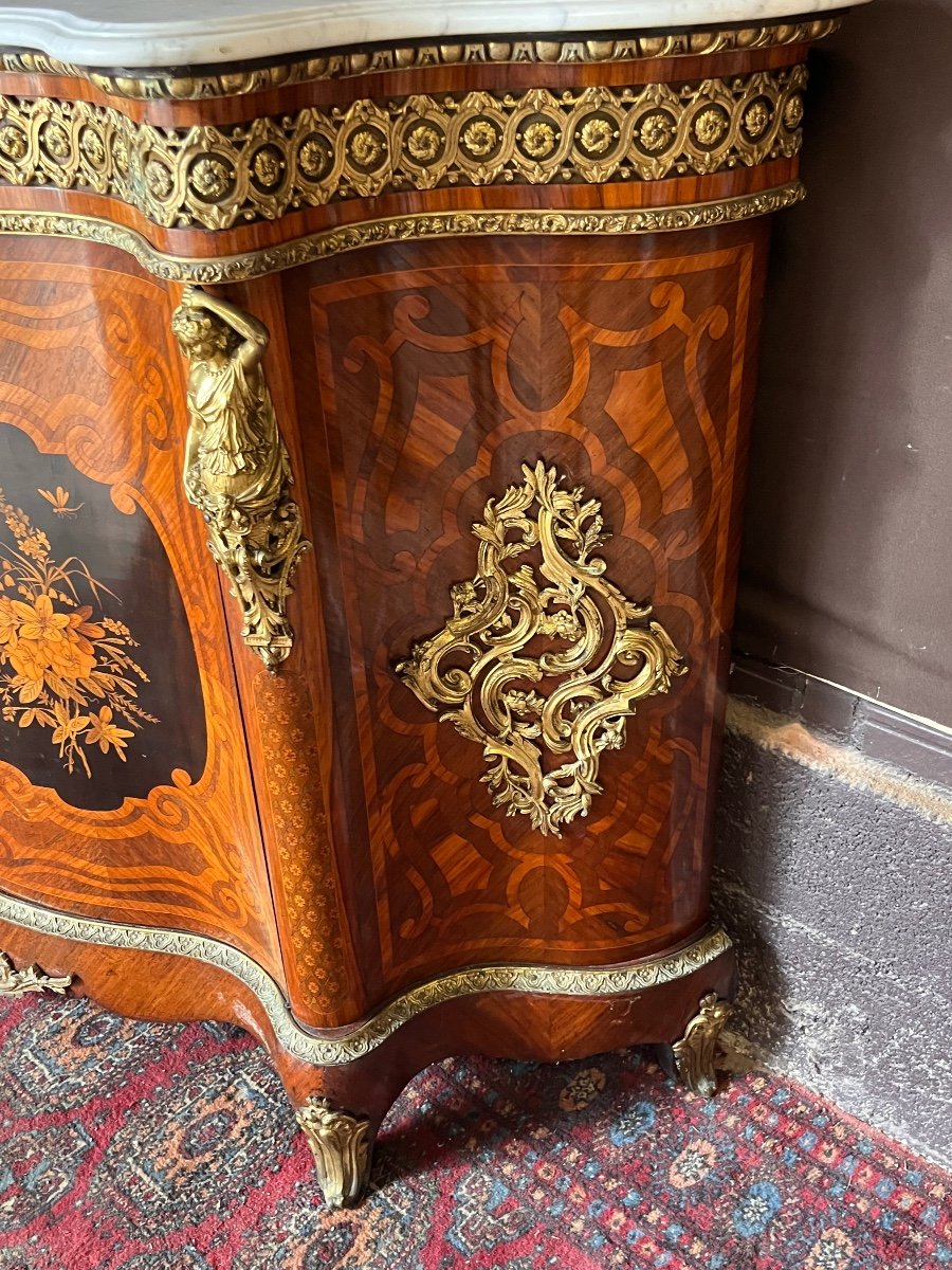 Napoleon III Period Marquetry Furniture -photo-3