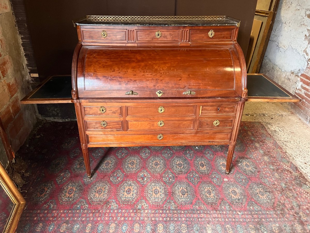 Louis XVI Period Cylinder Desk -photo-2