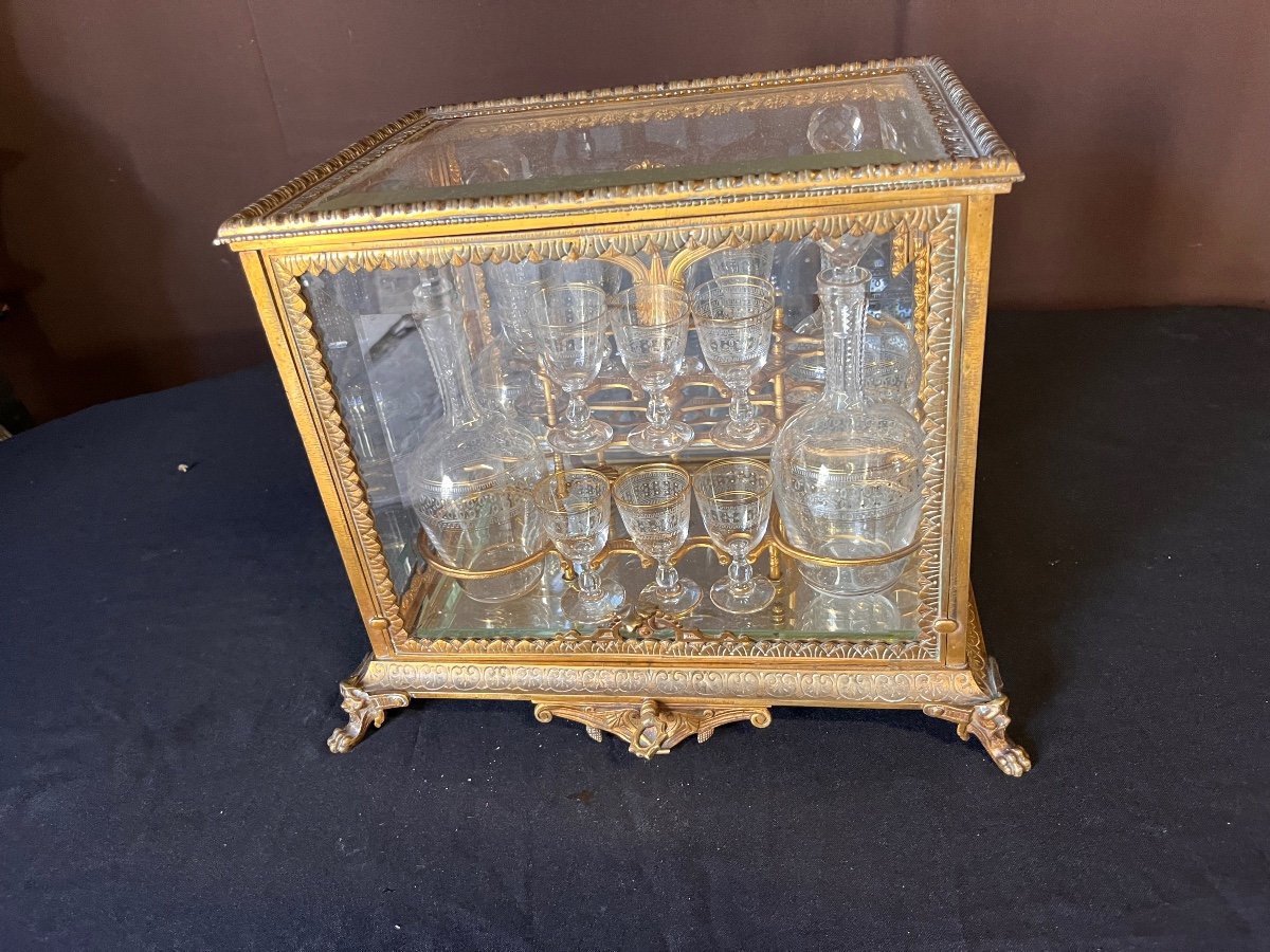 Napoleon III Bronze Liqueur Cellar -photo-2