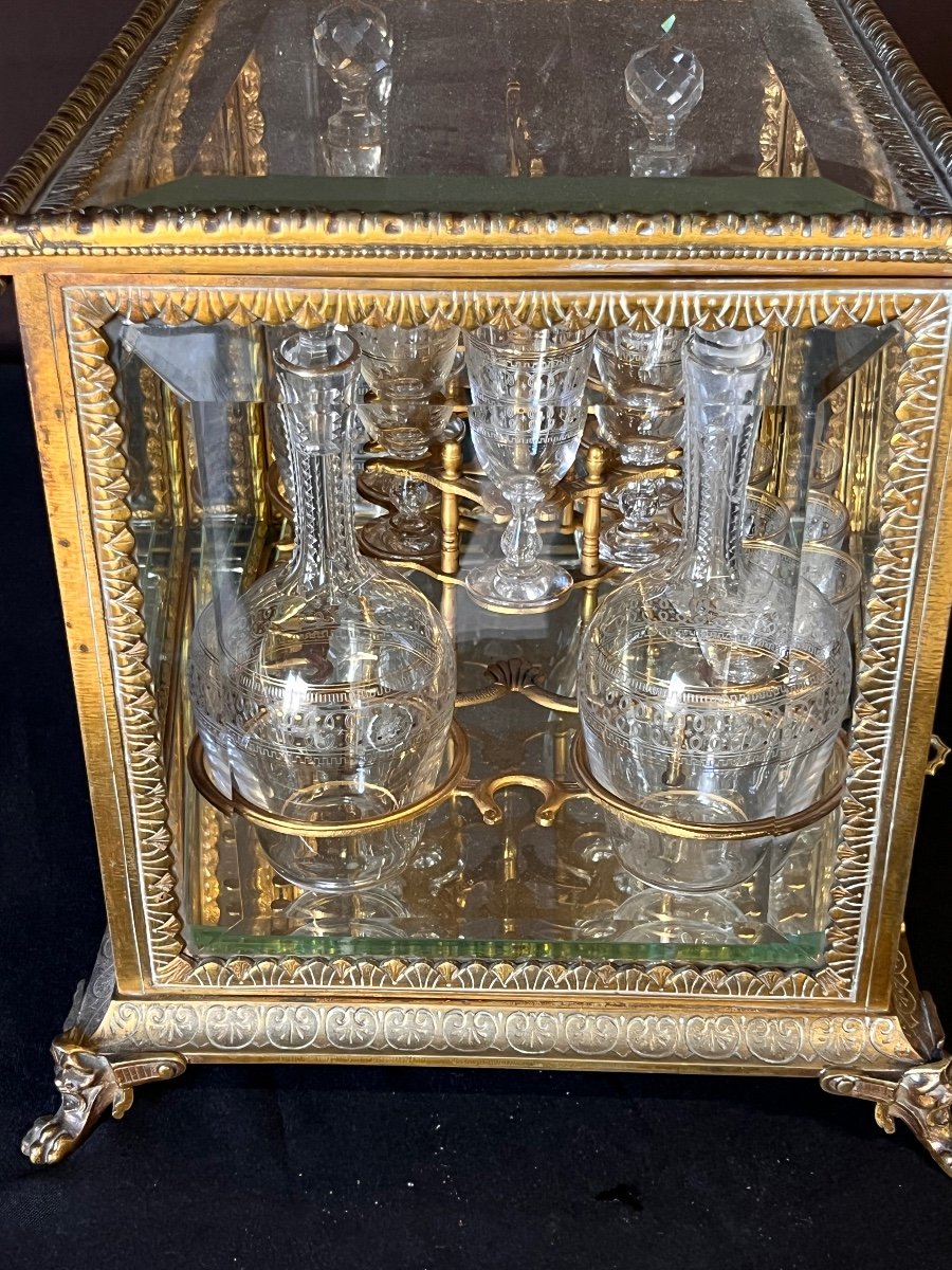 Napoleon III Bronze Liqueur Cellar -photo-5