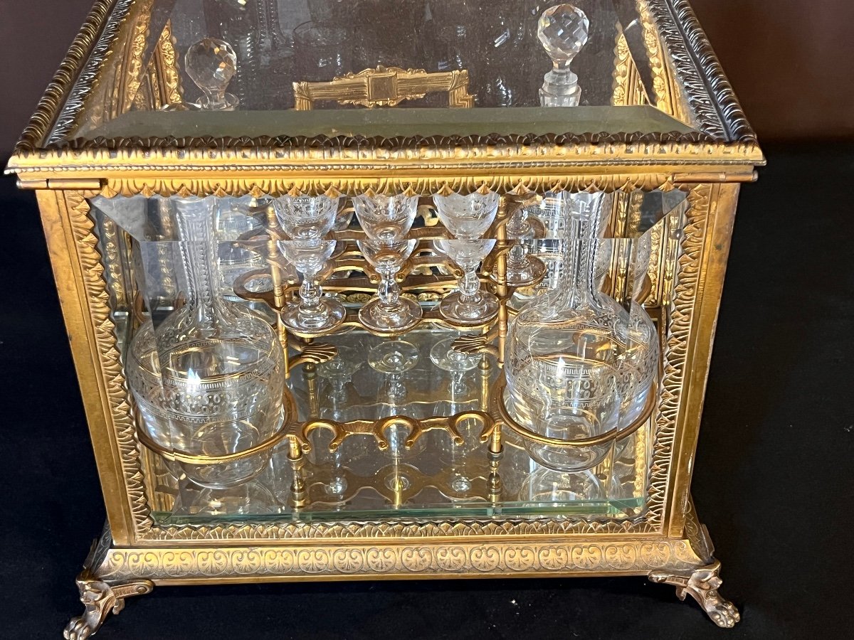 Napoleon III Bronze Liqueur Cellar -photo-6