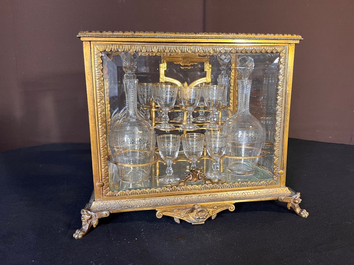 Napoleon III Bronze Liqueur Cellar 