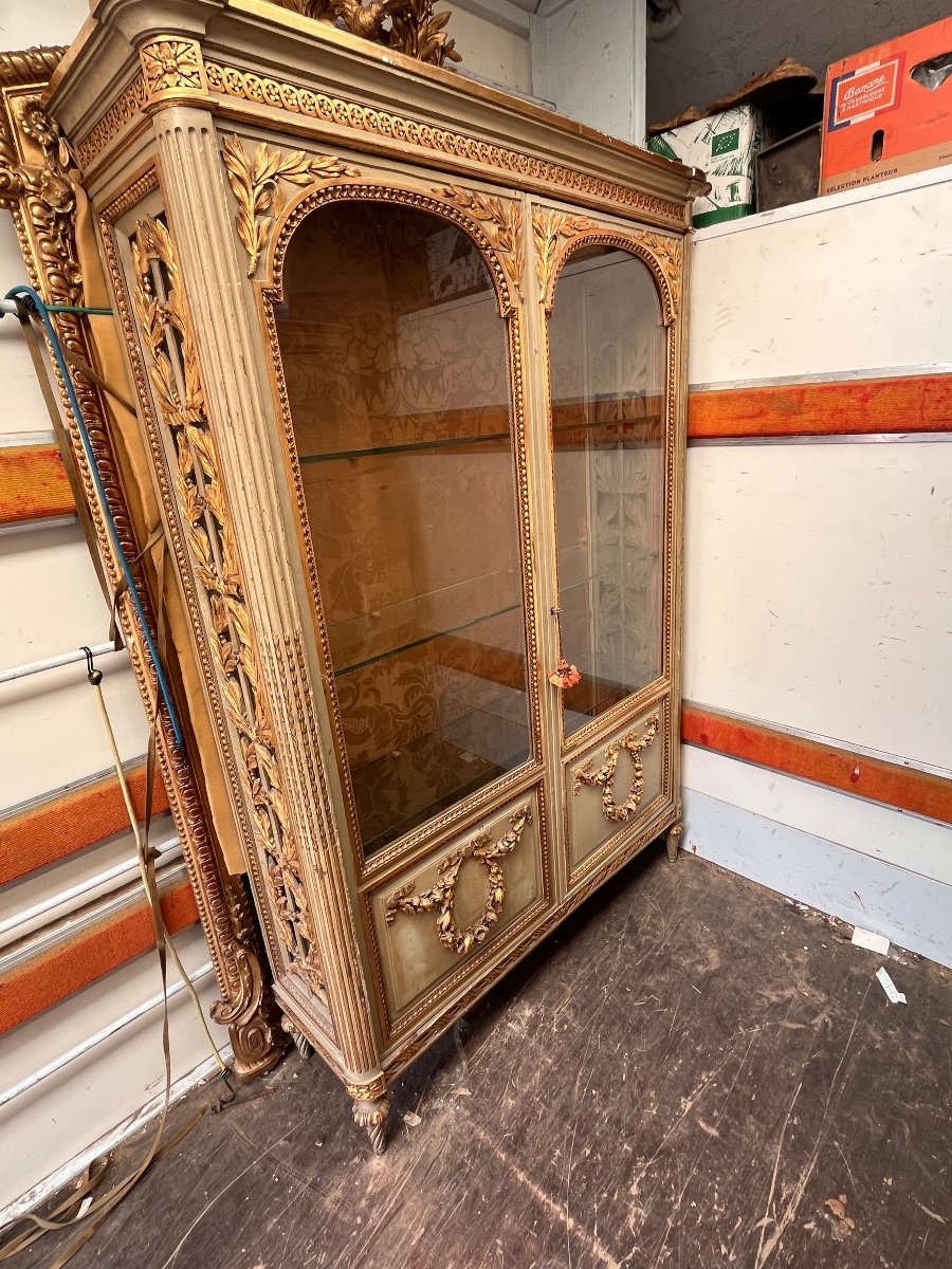 Louis XVI Style Display Case 19th Century -photo-5