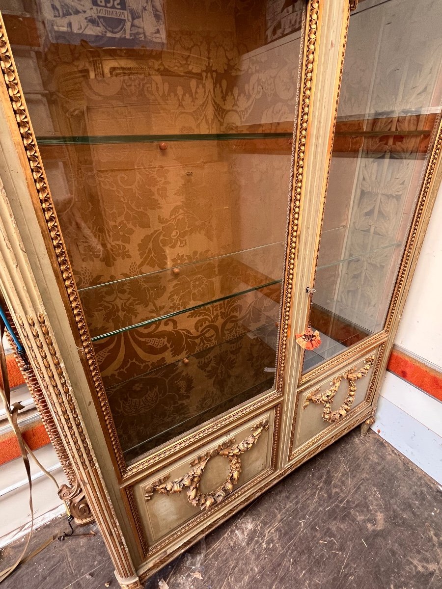 Louis XVI Style Display Case 19th Century -photo-8