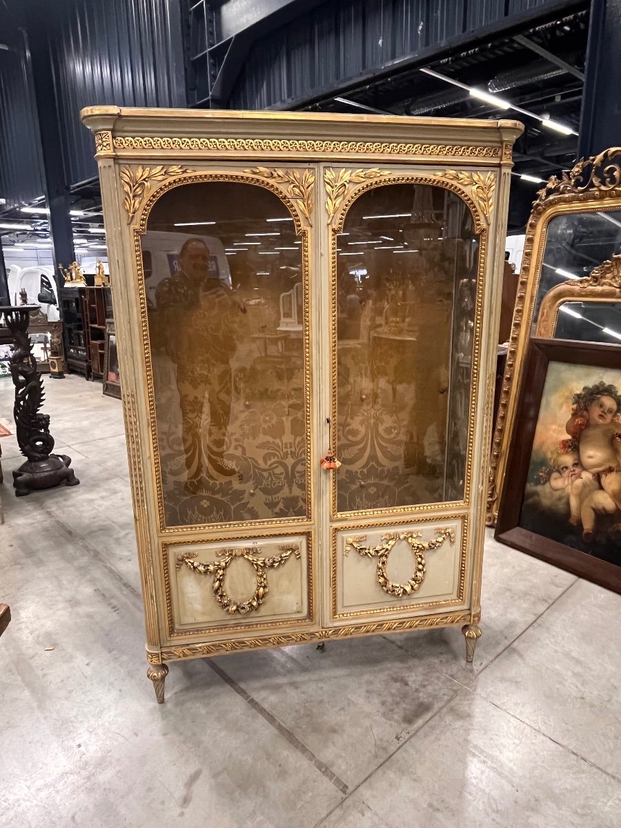 Louis XVI Style Display Case 19th Century 