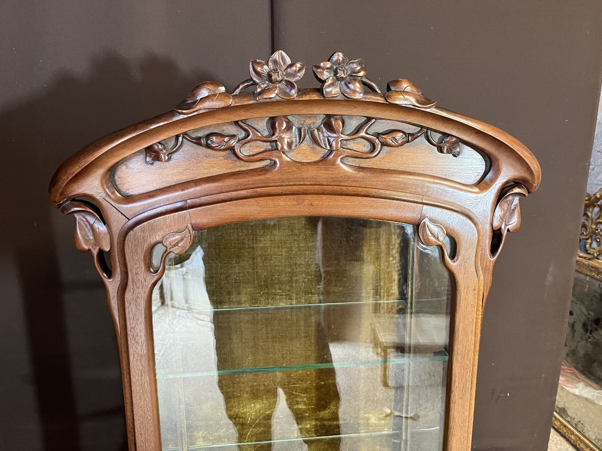 Art Nouveau Display Case, Nancy School -photo-3