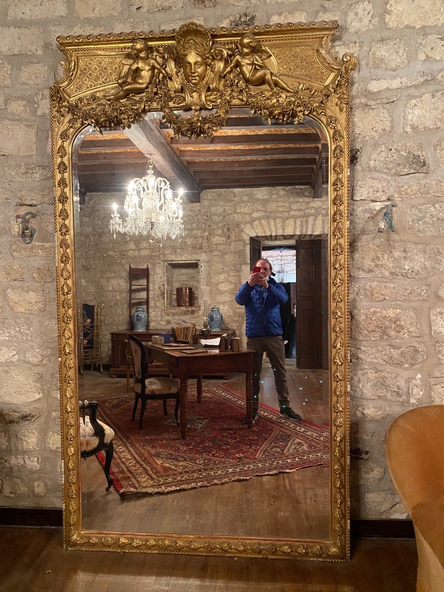 Important Castle Mirror (height: 253)-photo-3