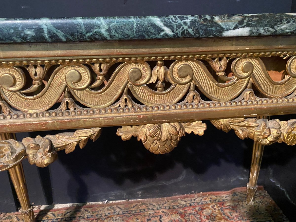 Louis XVI Four Feet Console-photo-4