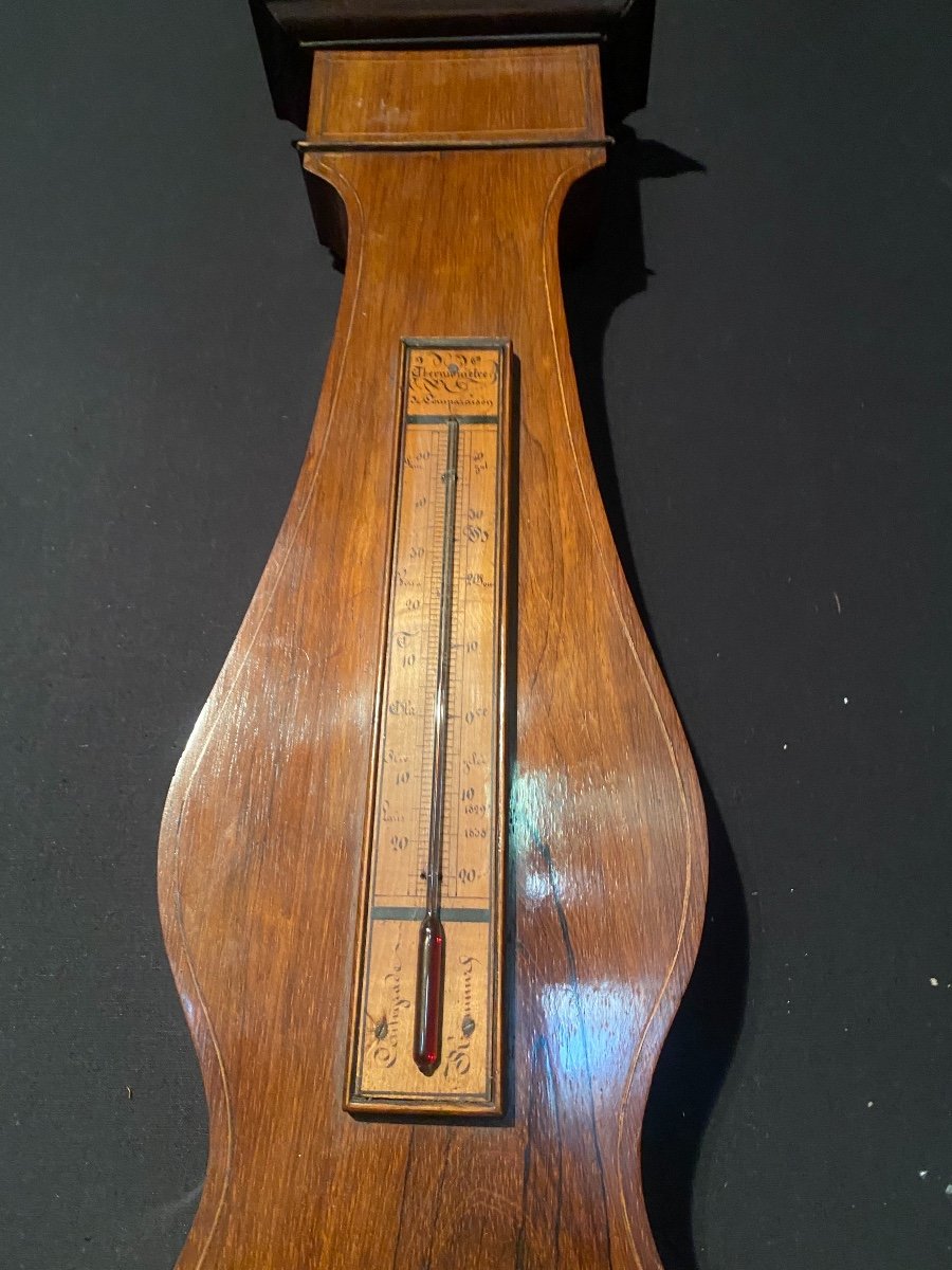 Barometer Thermometer Early 19th Century-photo-3