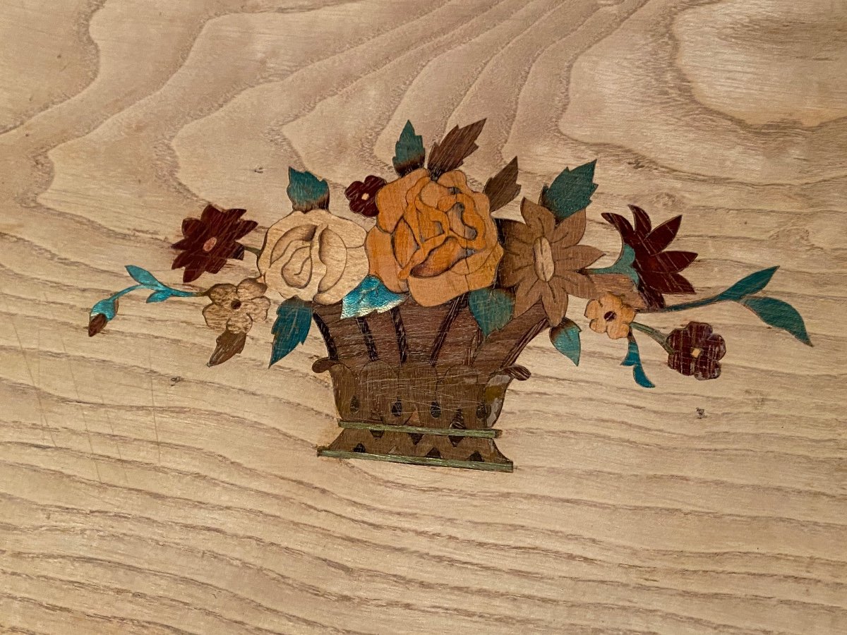 1950s Marquetry Box-photo-4