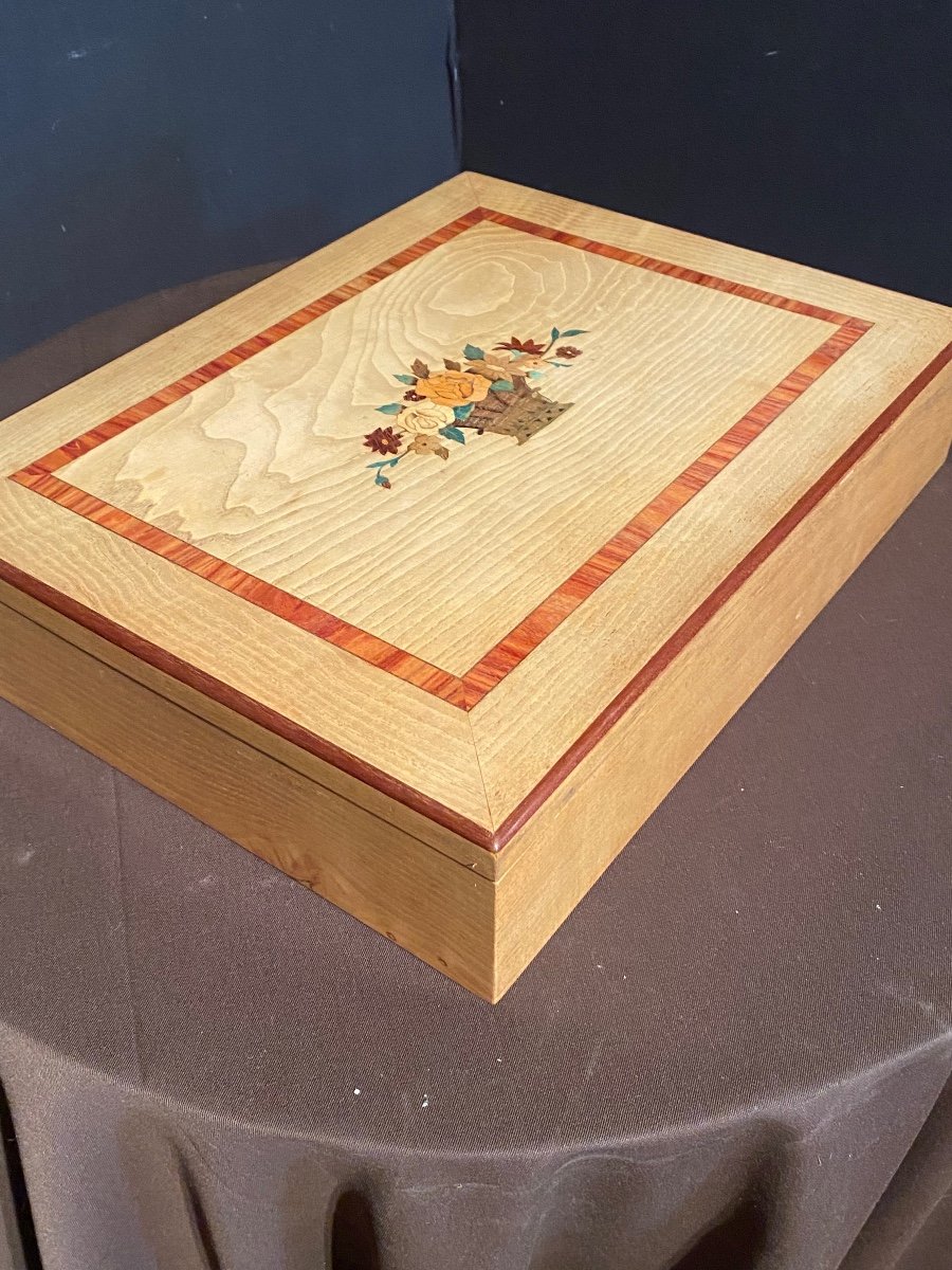 1950s Marquetry Box-photo-2