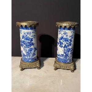 Pair Of China Vases