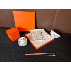 Hermès Paris Petit Service égoïste De La Série Des Poèmes Du Mandarin 