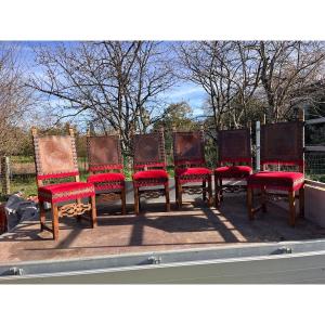 Set Of Six Haute Epoque Style Chairs 