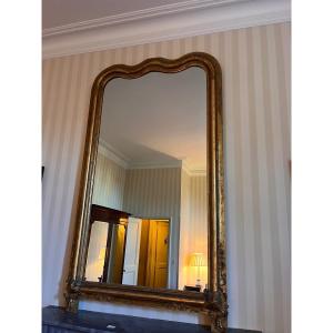 Important Miroir Louis Philippe 