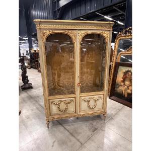 Louis XVI Style Display Case 19th Century 