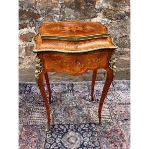 Petite Table Coiffeuse De Style Louis XV 