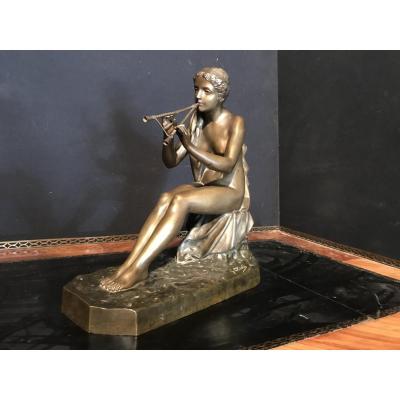 Bronze La Joueuse De Flûte 