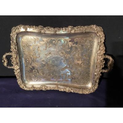 Silver Metal Tray