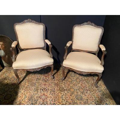 Pair Of Regency Style Armchairs