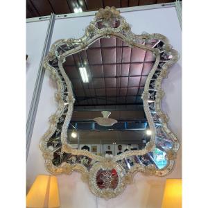 Miroir En Verre De Venise Et Murano 