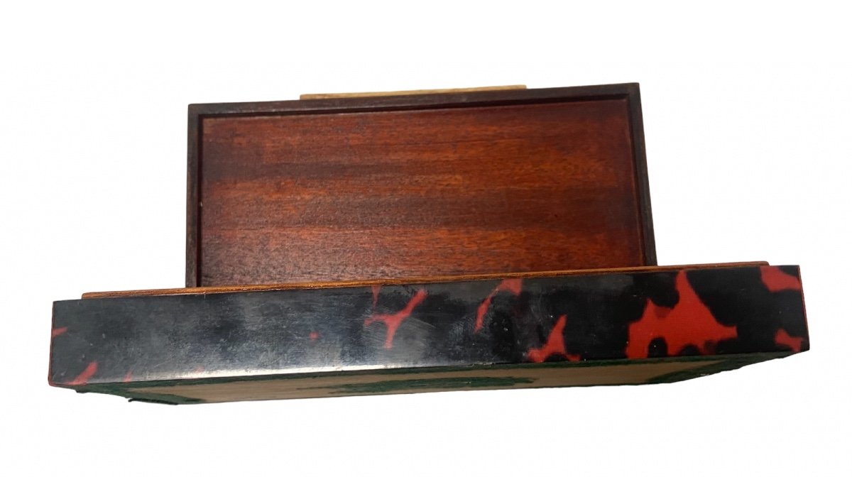 Small Art Deco Box Signed By Franck Antique Dealer And Decorator-photo-2