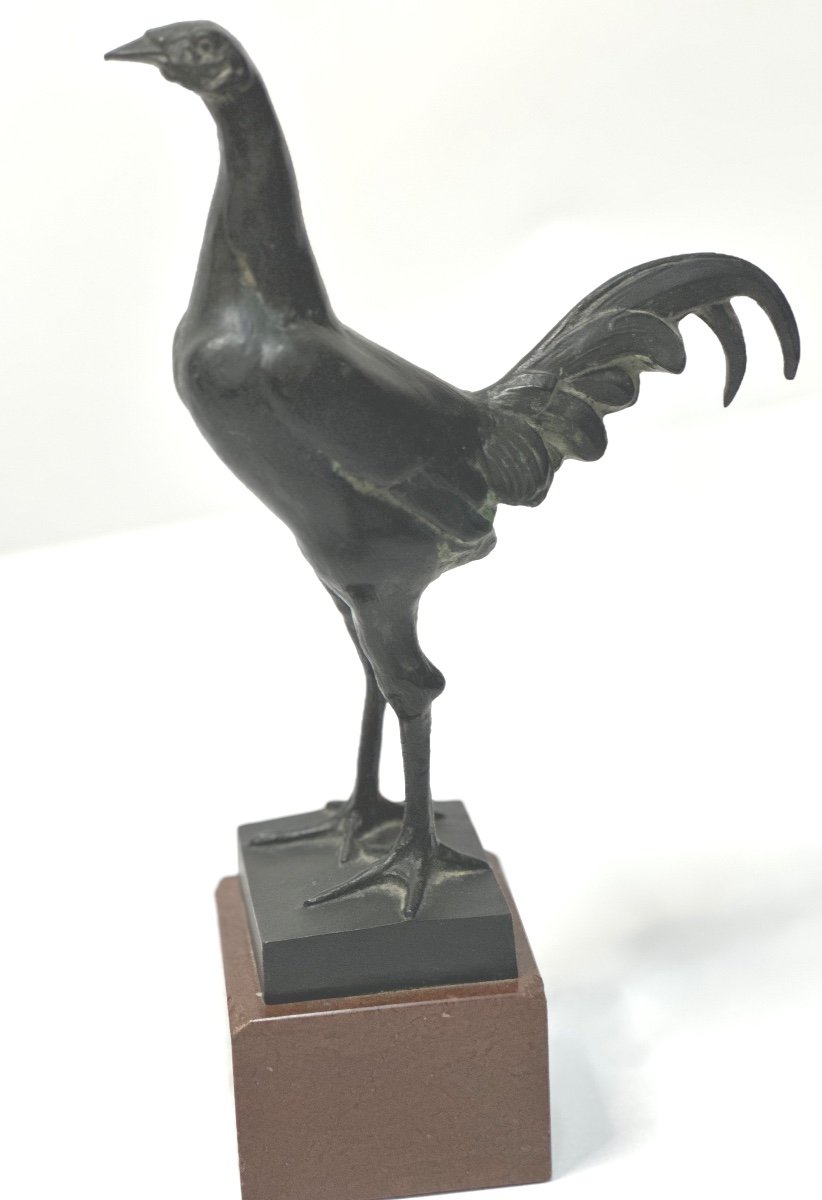 The Bronze Rooster Signed K.stachowsky Czech School -photo-5