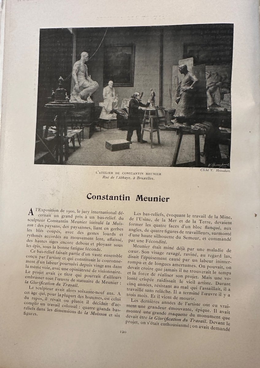 Magazine l'Art Et Les Artistes (1905) - Edition Comprenant 1 Litho Original De Rodin-photo-4