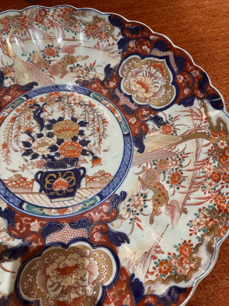 Grand Plat Japon Imari 19e-photo-2