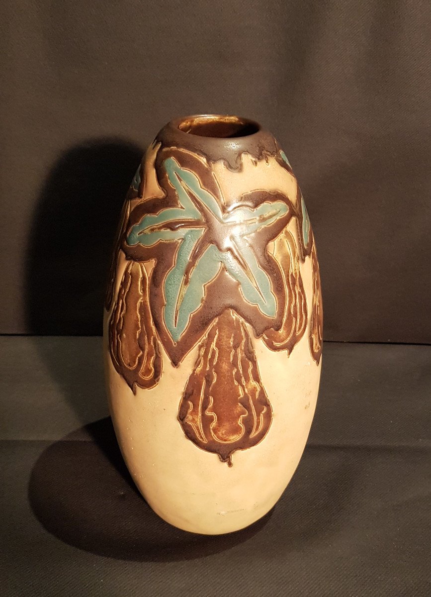 Boch Keramis Stoneware Vase - Charles Catteau-photo-3