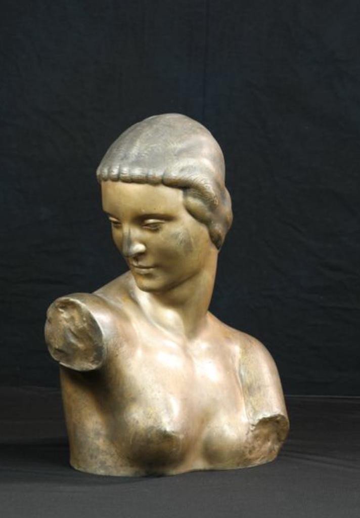 Bronze Bust - Georges Chauvel Art Deco