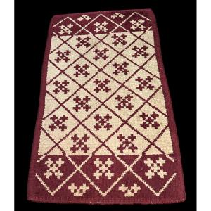 Superb Small Art Deco Rug From The Kortrijk Region 