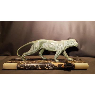 Panther, Artistic Bronze, Art Deco