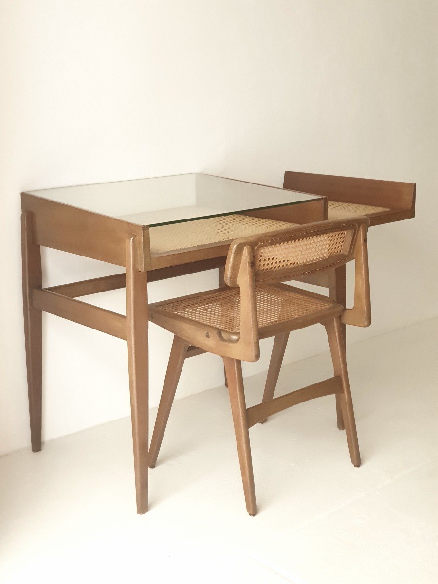 Michel Ducaroy  Desk 1950 20th Century Design  Roger Landault-photo-2