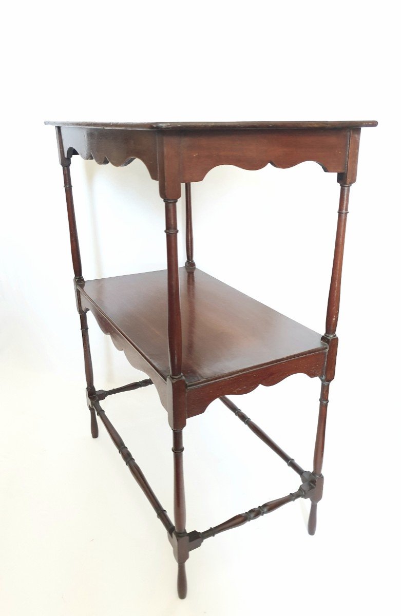 Double Top Mahogany Console English Furniture-photo-2