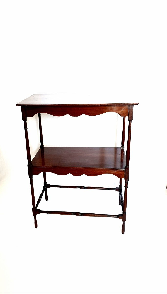 Double Top Mahogany Console English Furniture-photo-1