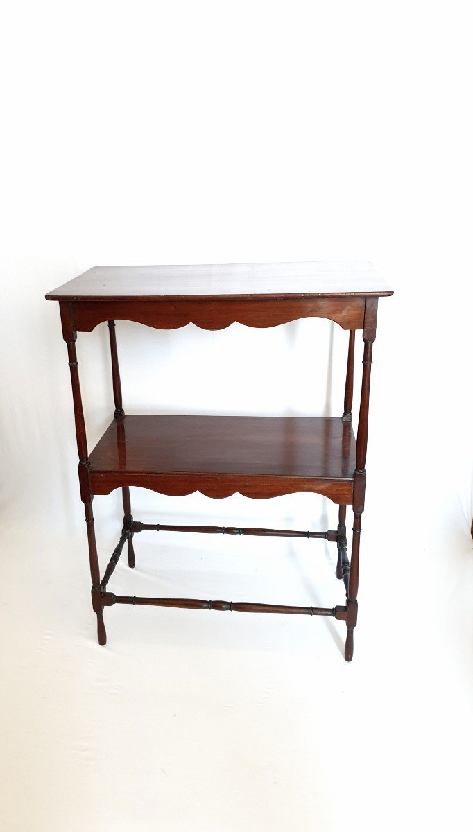 Double Top Mahogany Console English Furniture-photo-2